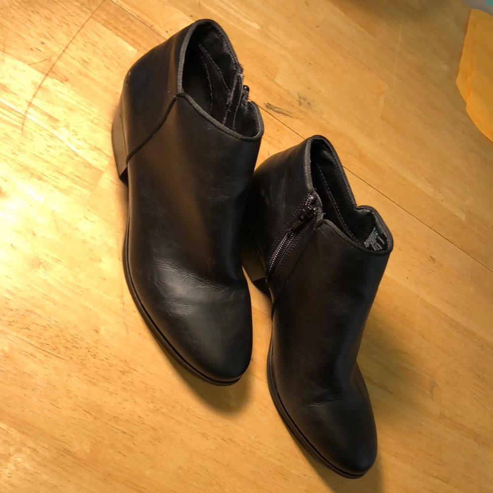 Fancy black booties